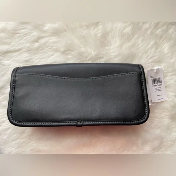 New! Coach Dinky Black Leather Bag - Picture 2 of 9